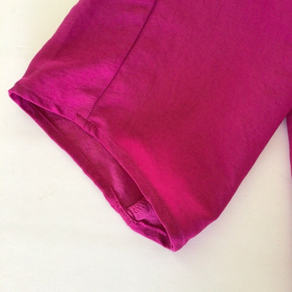 EXPRESS FAUX WRAP PINK BLOUSE NWT MEDIUM - Picture 10 of 12